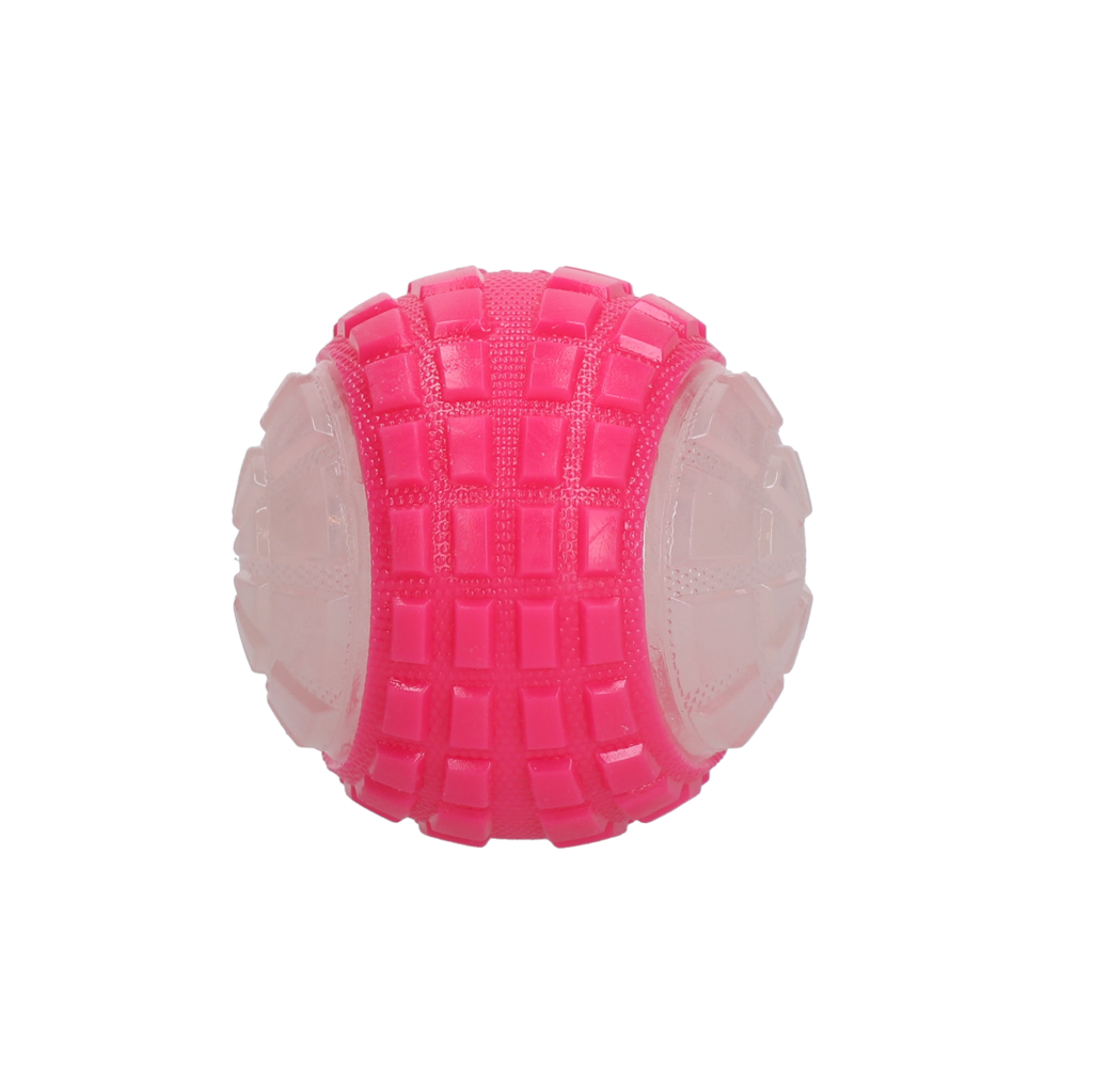 Dog Comets Glow In The Dark Moon Bal M Roze - Speelgoed voor Honden - afbeelding 3