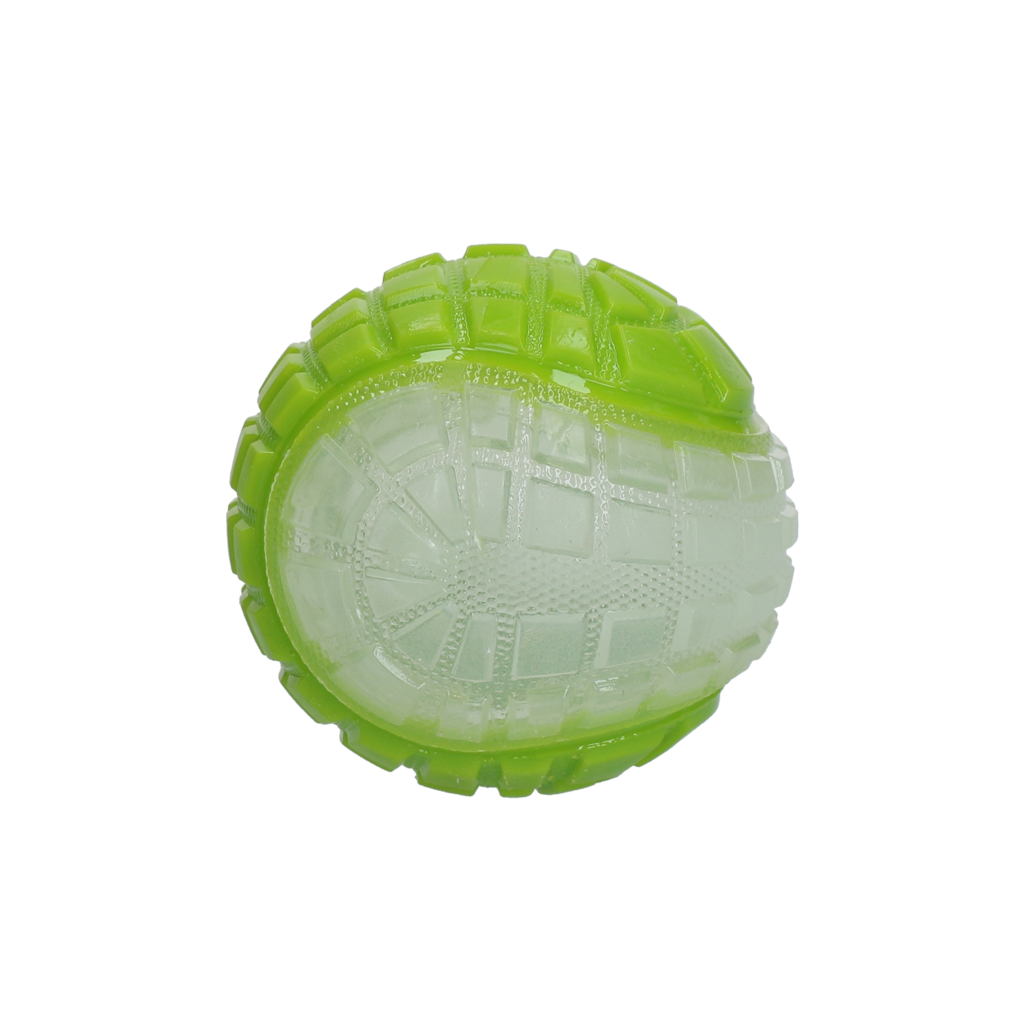 Dog Comets Glow In The Dark Moon Bal M Groen - Speelgoed voor Honden - afbeelding 2