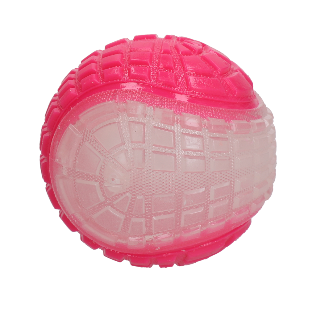 Dog Comets Glow In The Dark Moon Bal L Roze - Speelgoed voor Honden - afbeelding 2