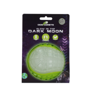 Dog Comets Glow In The Dark Moon Bal L Groen - Speelgoed voor Honden