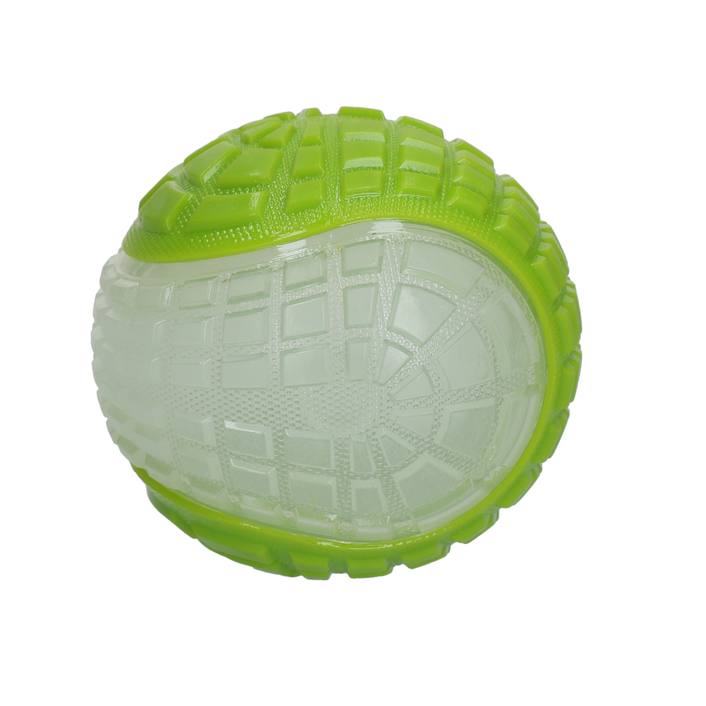 Dog Comets Glow In The Dark Moon Bal L Groen - Speelgoed voor Honden - afbeelding 2