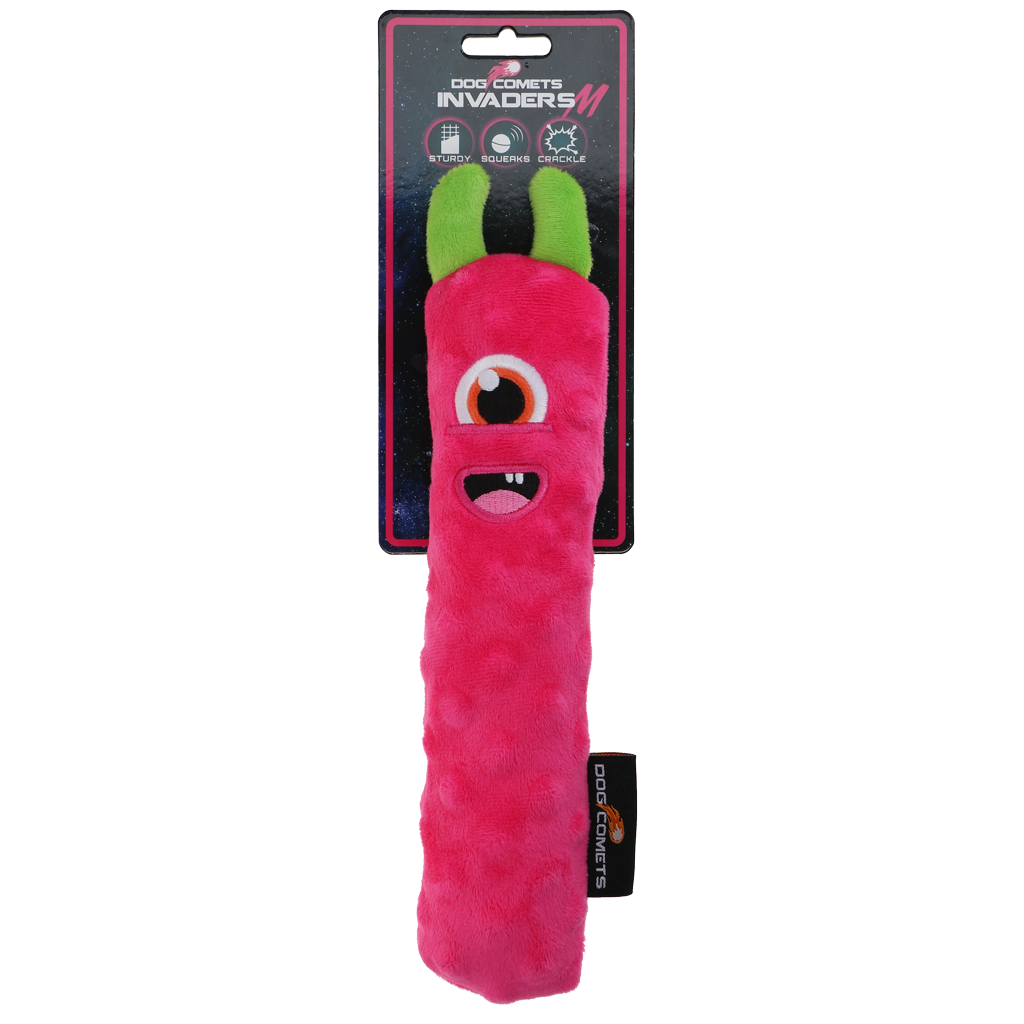Dog Comets Invaders Roze M - Speelse werpstok voor honden - afbeelding 1