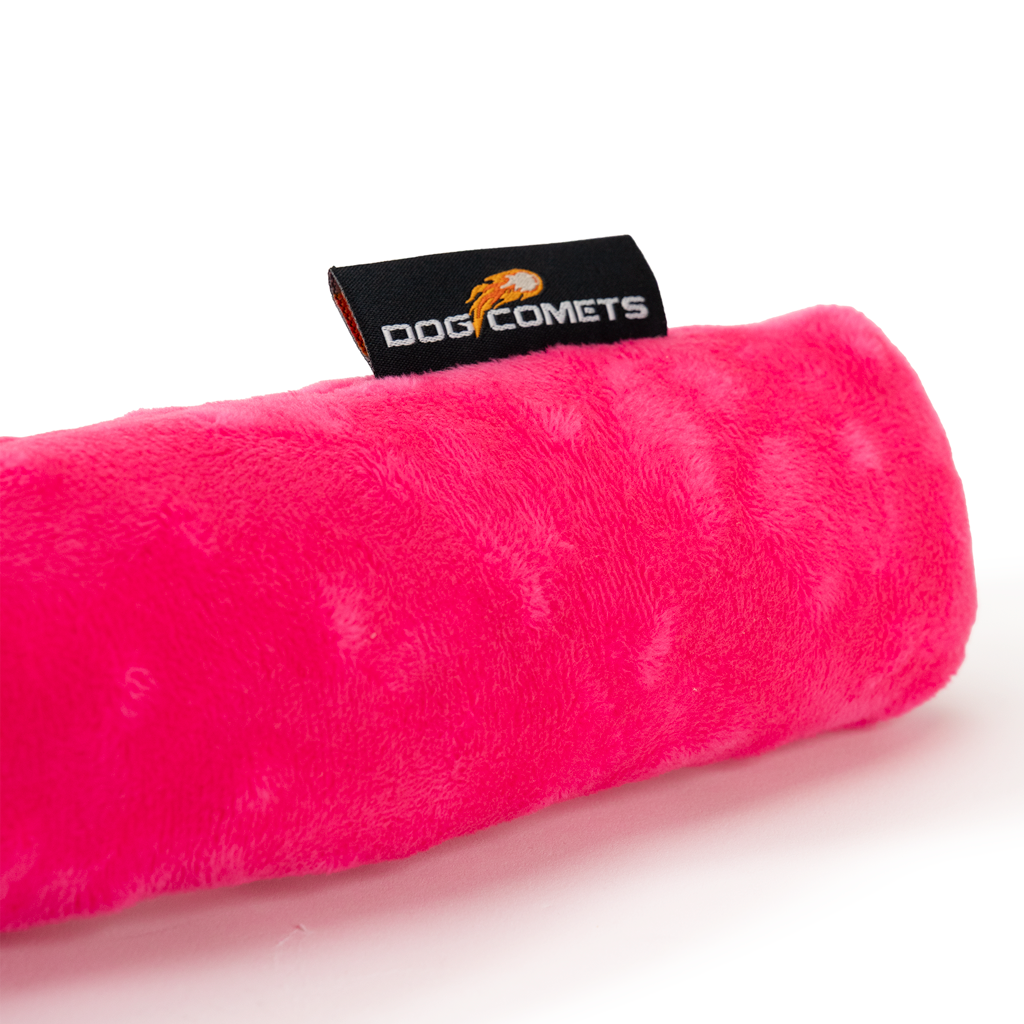 Dog Comets Invaders XXL Roze - Extra lang knuffel- en hondenspeeltje - afbeelding 6