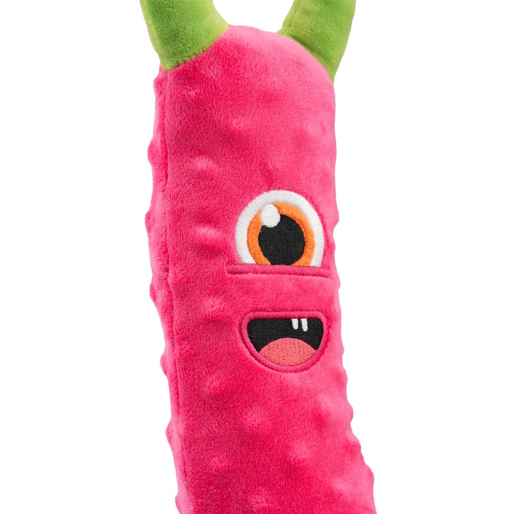 Dog Comets Invaders XXL Roze - Extra lang knuffel- en hondenspeeltje - afbeelding 5