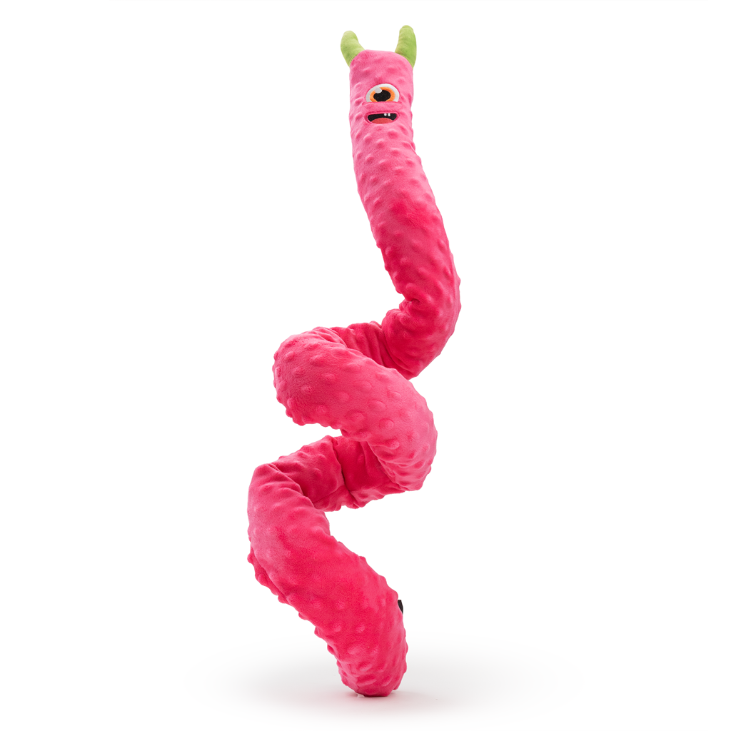 Dog Comets Invaders XXL Roze - Extra lang knuffel- en hondenspeeltje - afbeelding 4