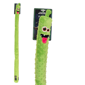 Dog Comets Invaders XXL Groen - Extra lang knuffel- en hondenspeeltje