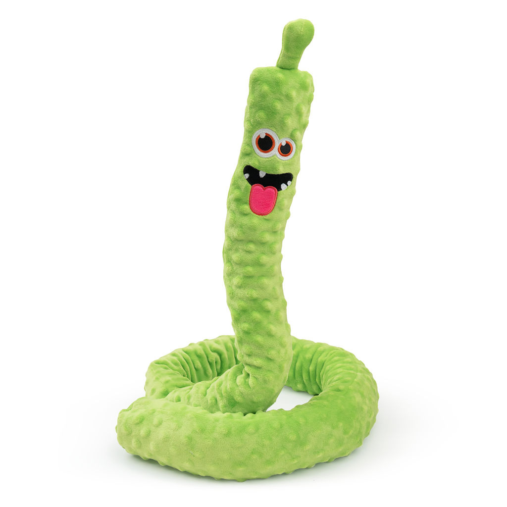Dog Comets Invaders XXL Groen - Extra lang knuffel- en hondenspeeltje - afbeelding 4