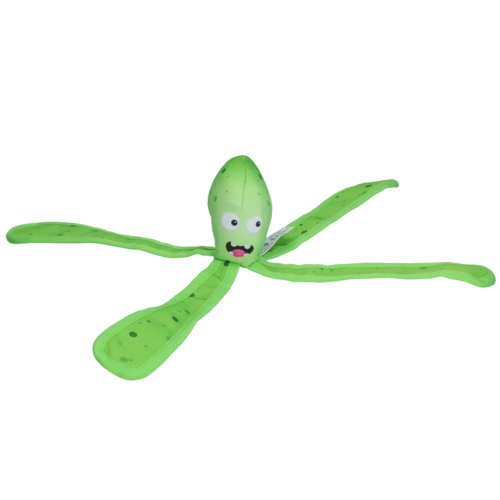Dog Comets Alien Octo M Groen - Stevig Drijvend Hondenspeeltje - afbeelding 2