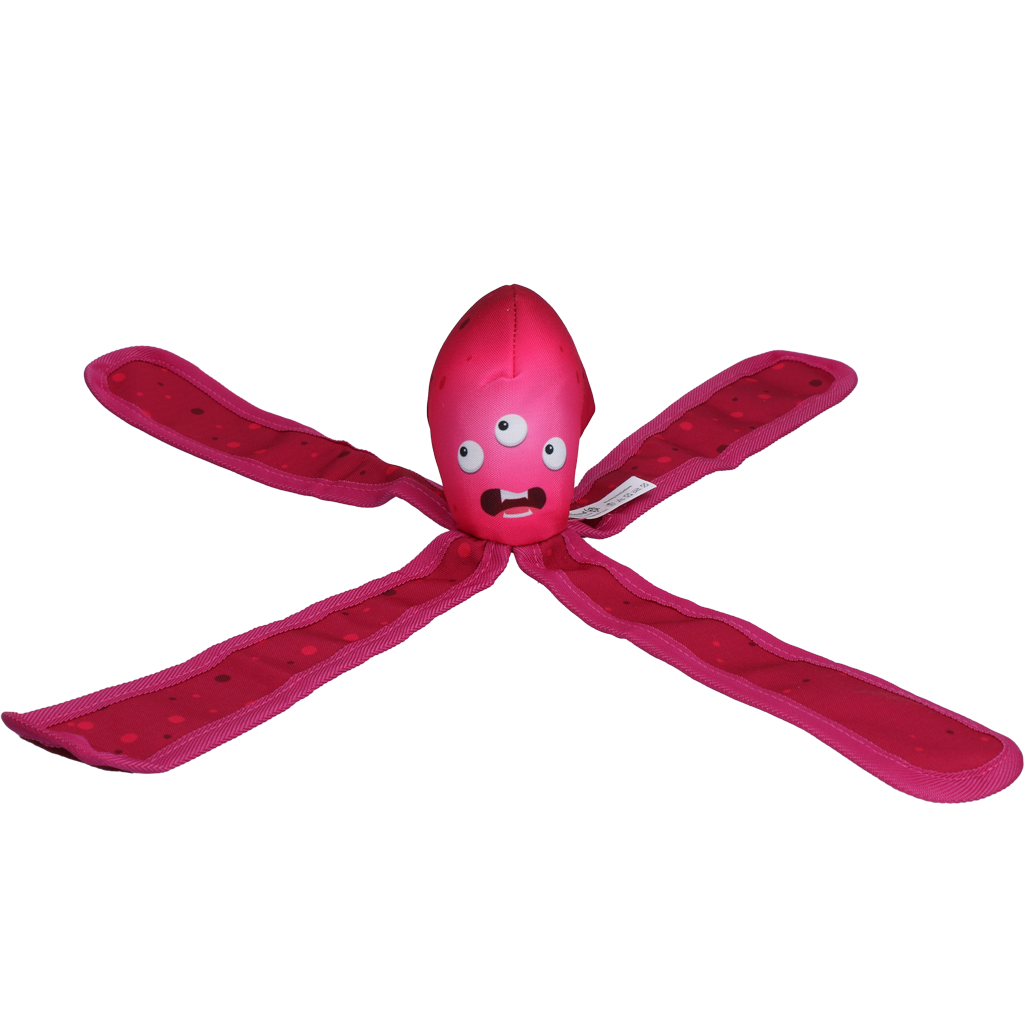 Dog Comets Alien Octo L Roze - Stevig Drijvend Hondenspeeltje - afbeelding 2