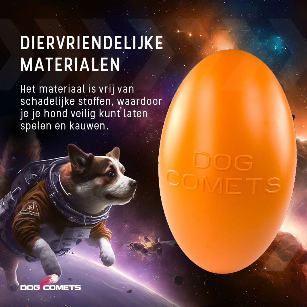 Dog Comets Pan-Stars Oranje M - Onvoorspelbaar Hondenspeelgoed - afbeelding 5