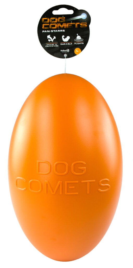 Dog Comets Pan-Stars Oranje L - Duurzaam Hondenspeelgoed - afbeelding 1