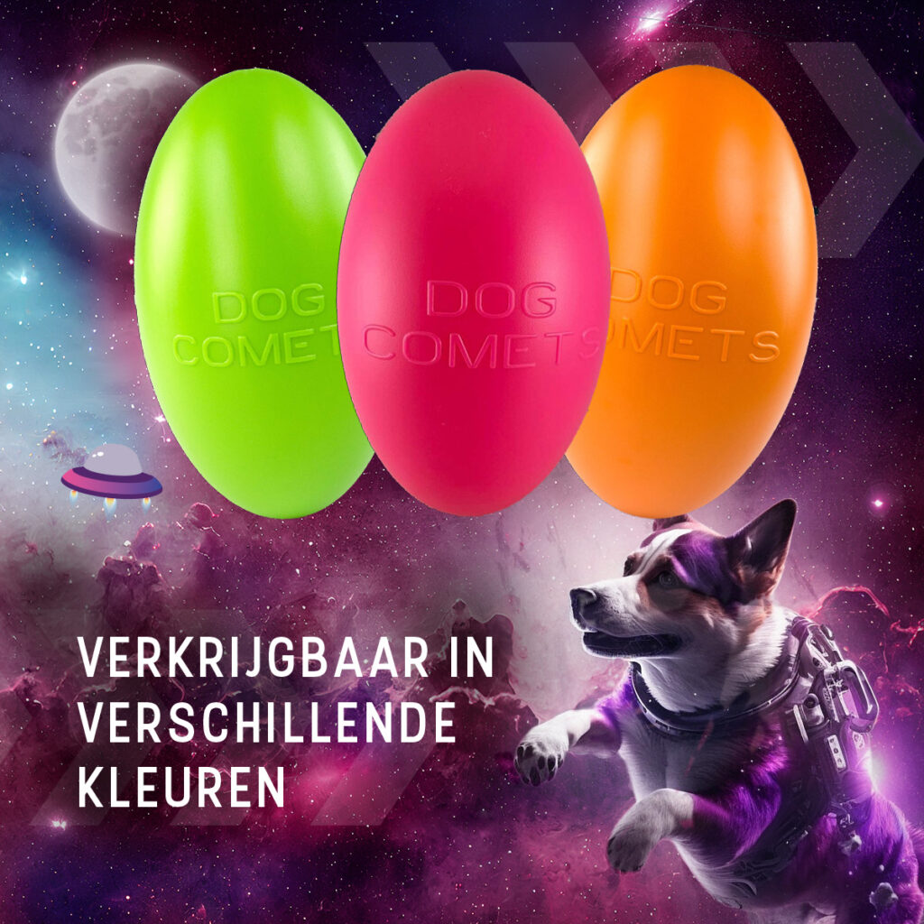 Dog Comets Pan-Stars Roze M - Duurzaam Hondenspeelgoed - afbeelding 6