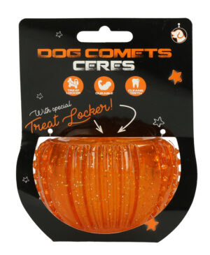 Dog Comets Treat Locker Oranje - Speelgoed voor honden