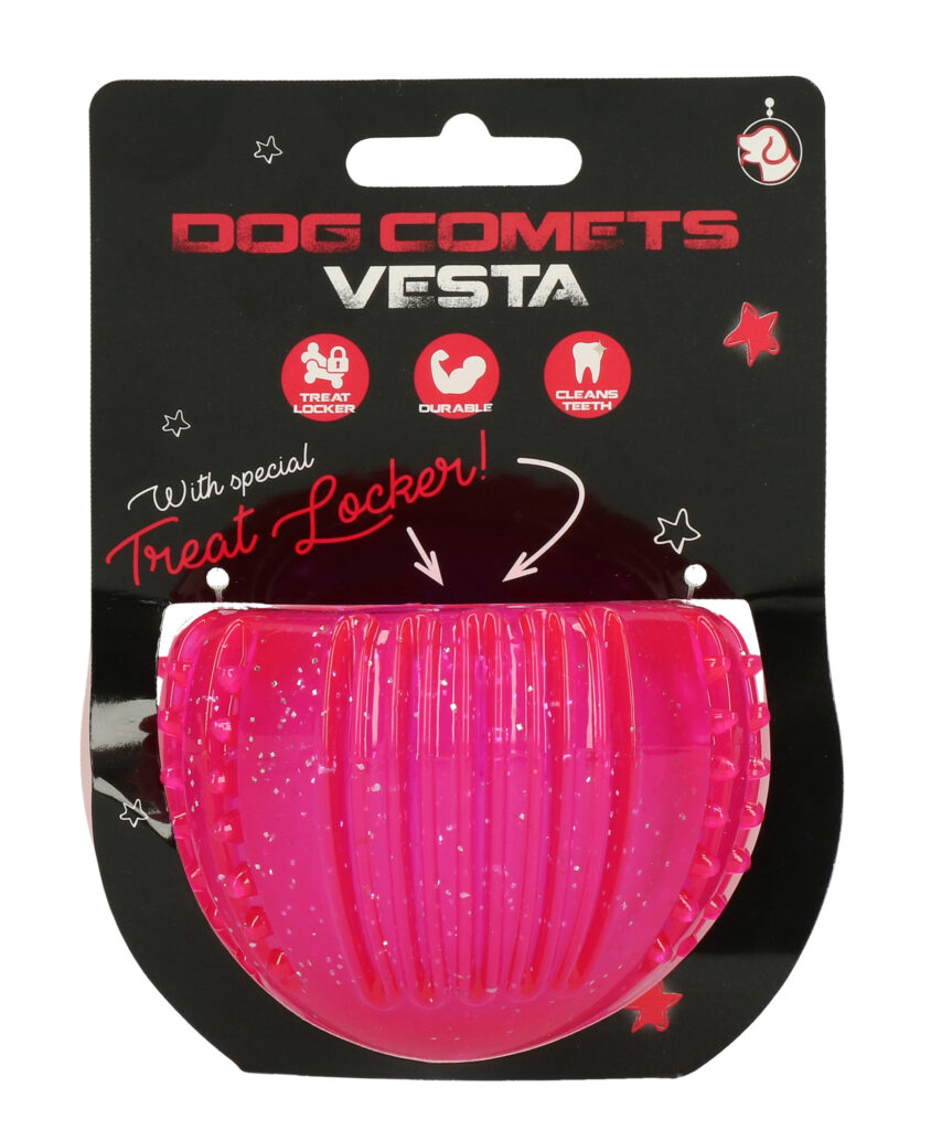 Dog Comets Treat Locker Roze - Speelgoed voor honden - afbeelding 1