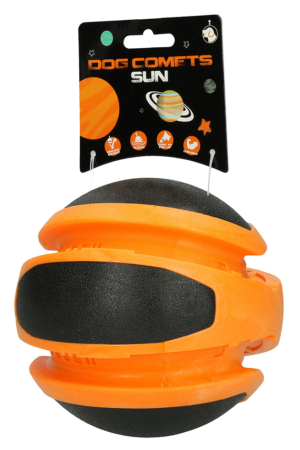 Dog Comets Planets Oranje 14 cm Speelbal voor Honden