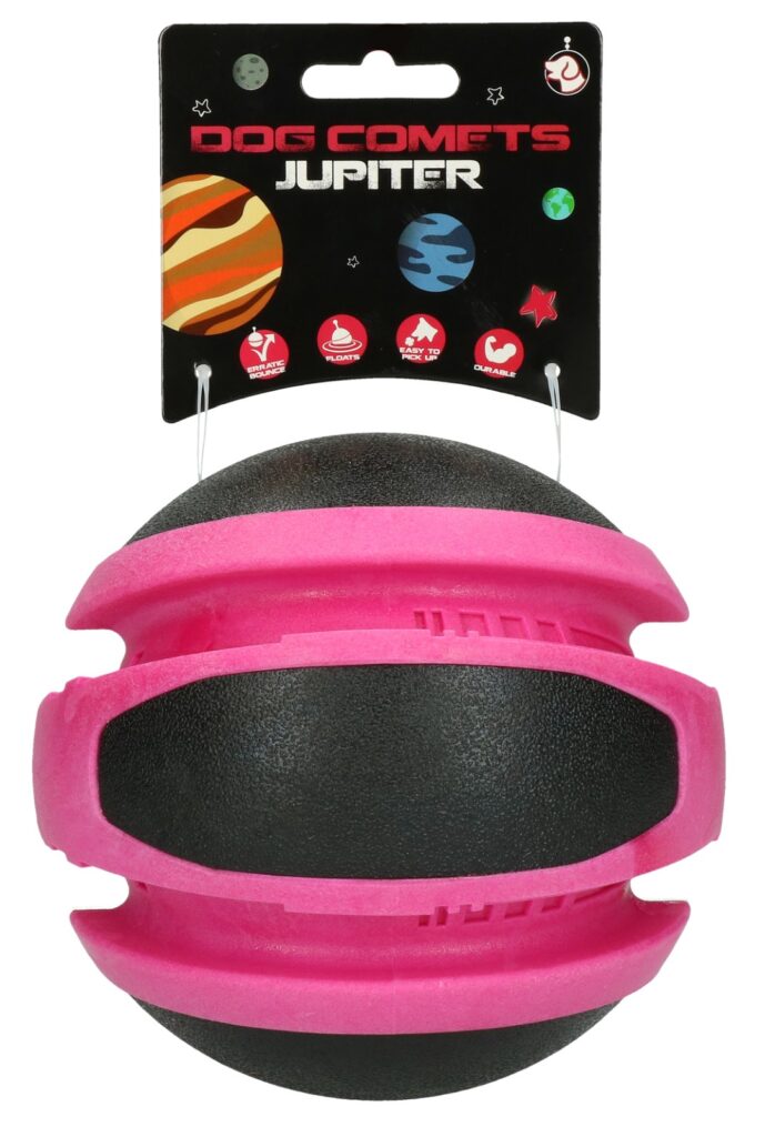Dog Comets Planets Roze - Speelbal voor Honden Ø 14 cm - afbeelding 2