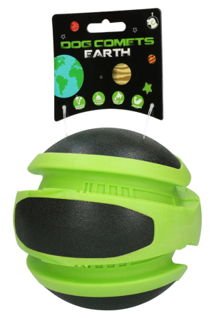 Dog Comets Planets Groen - Speelbal voor Honden, Ø 14 cm