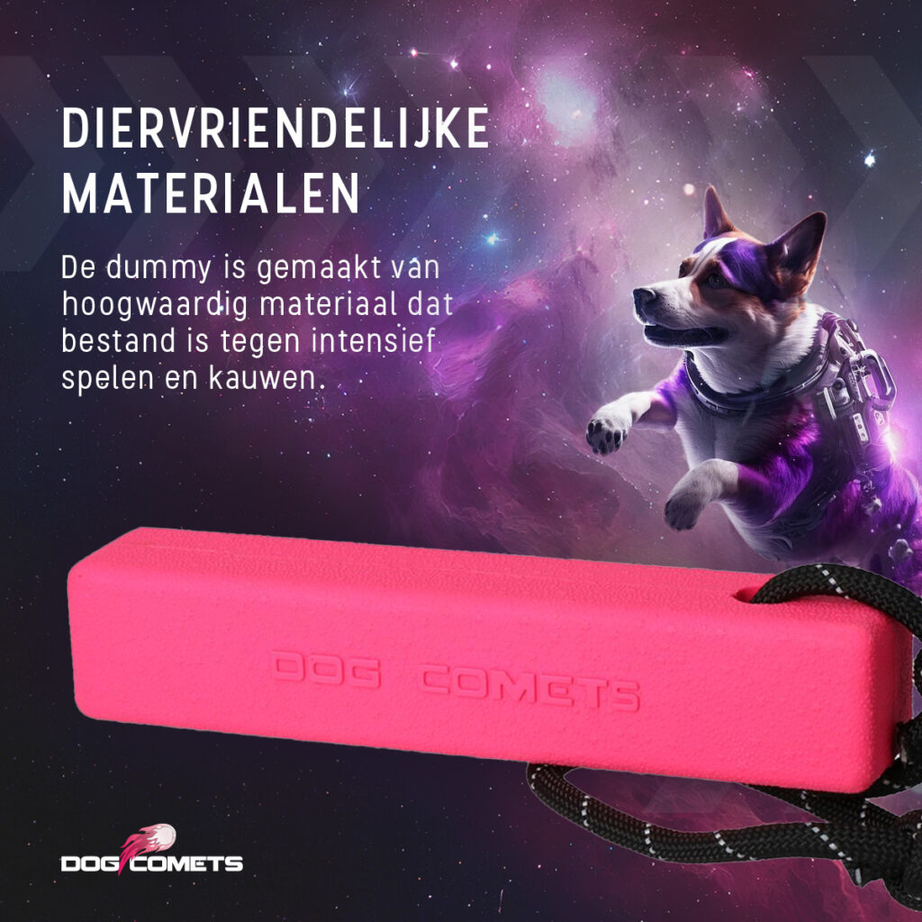 Dog Comets Orion Roze Dummy voor Honden - 20 x 4 x 4 cm - afbeelding 5