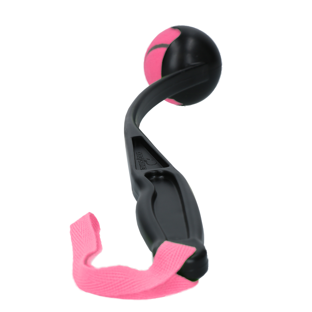 Dog Comets Launcher (Werpstok) Roze M - Ballenwerper voor honden - afbeelding 3