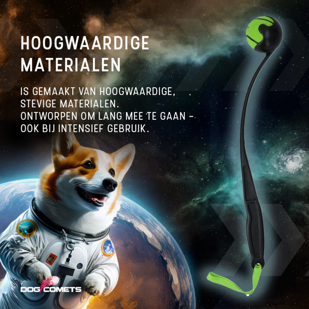 Dog Comets Launcher (Werpstok) Groen M - Ergonomische ballenwerper - afbeelding 6