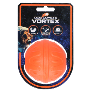 Dog Comets Vortex bal Oranje - Duurzaam Speelgoed voor Honden
