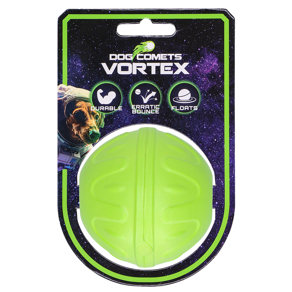 Dog Comets Vortex bal Groen - Speelgoed voor Honden - afbeelding 1