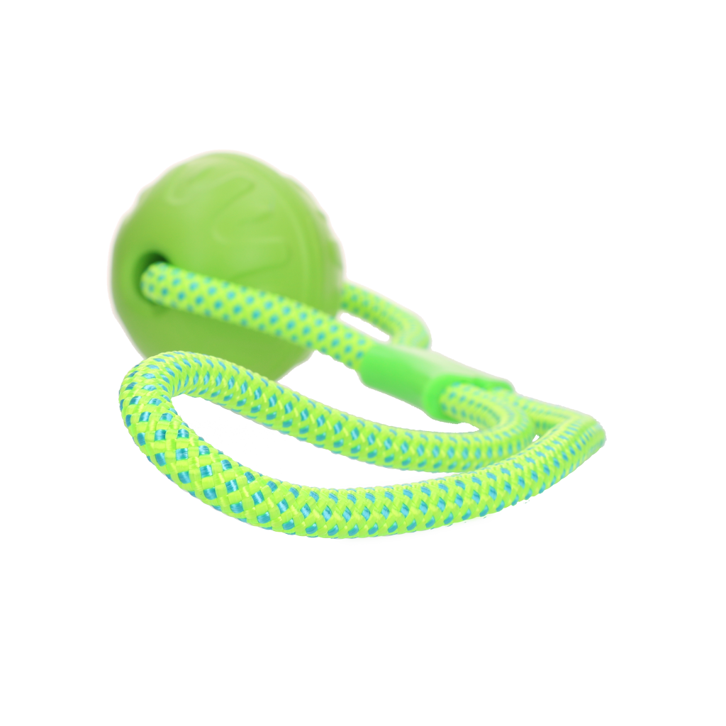 Dog Comets Vortex Loop Groen - Speelbal met Touw voor Honden - afbeelding 2