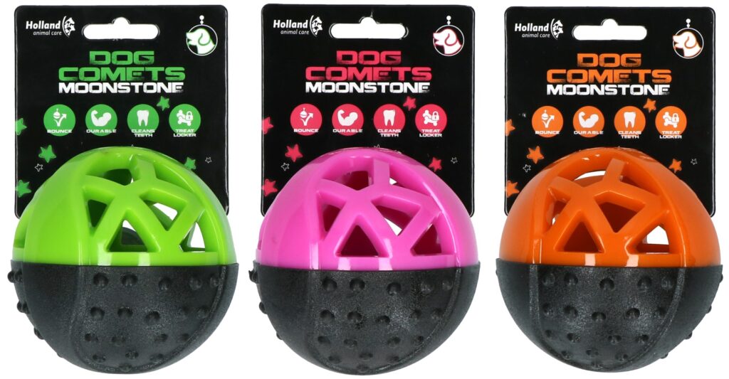 Dog Comets Moonstone Traktatiebal Roze - Speelgoed voor Honden - afbeelding 3