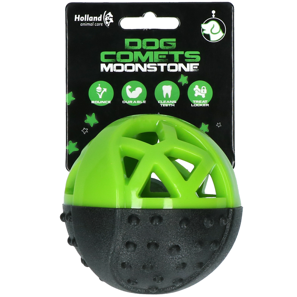 Dog Comets Moonstone Traktatiebal Groen - Speelgoed voor Honden - afbeelding 1
