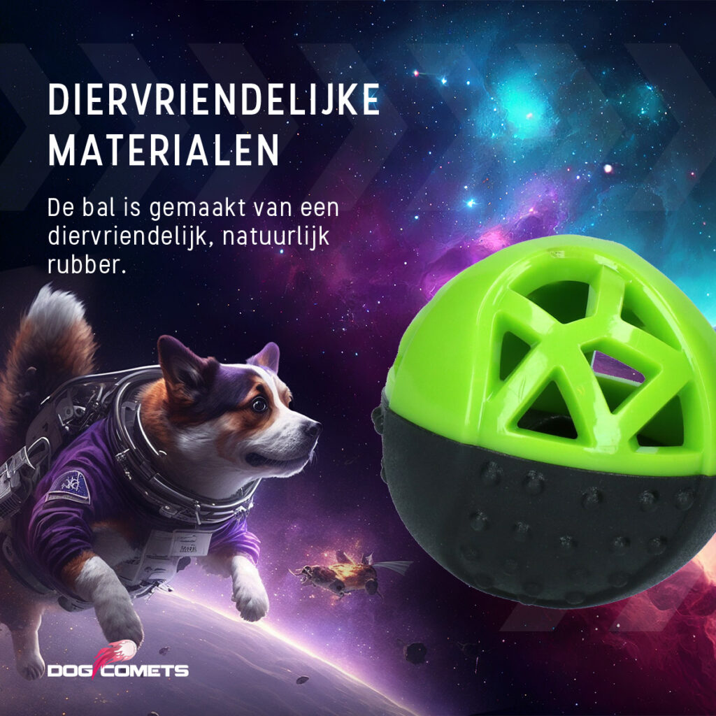 Dog Comets Moonstone Traktatiebal Groen - Speelgoed voor Honden - afbeelding 5
