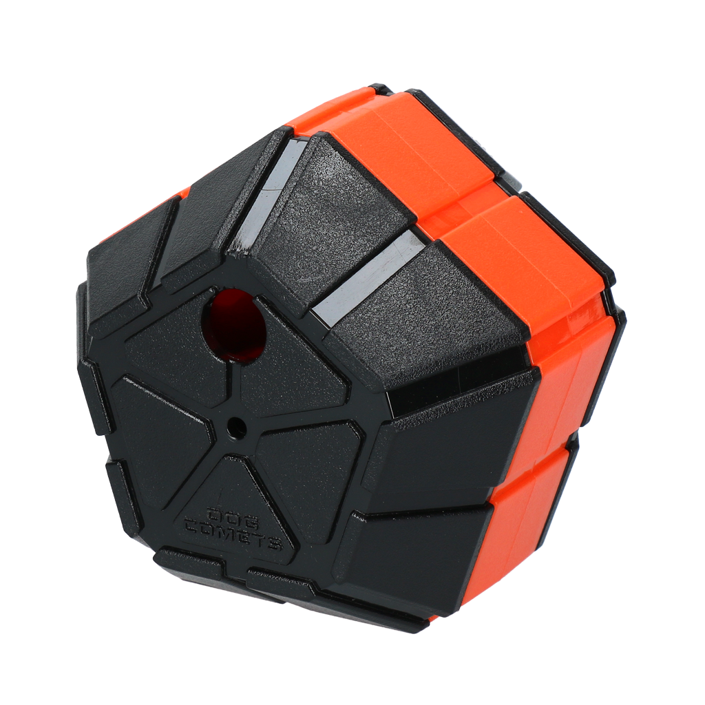 Dog Comets Treat Puzzle Oranje - Puzzelbal voor Honden - afbeelding 2