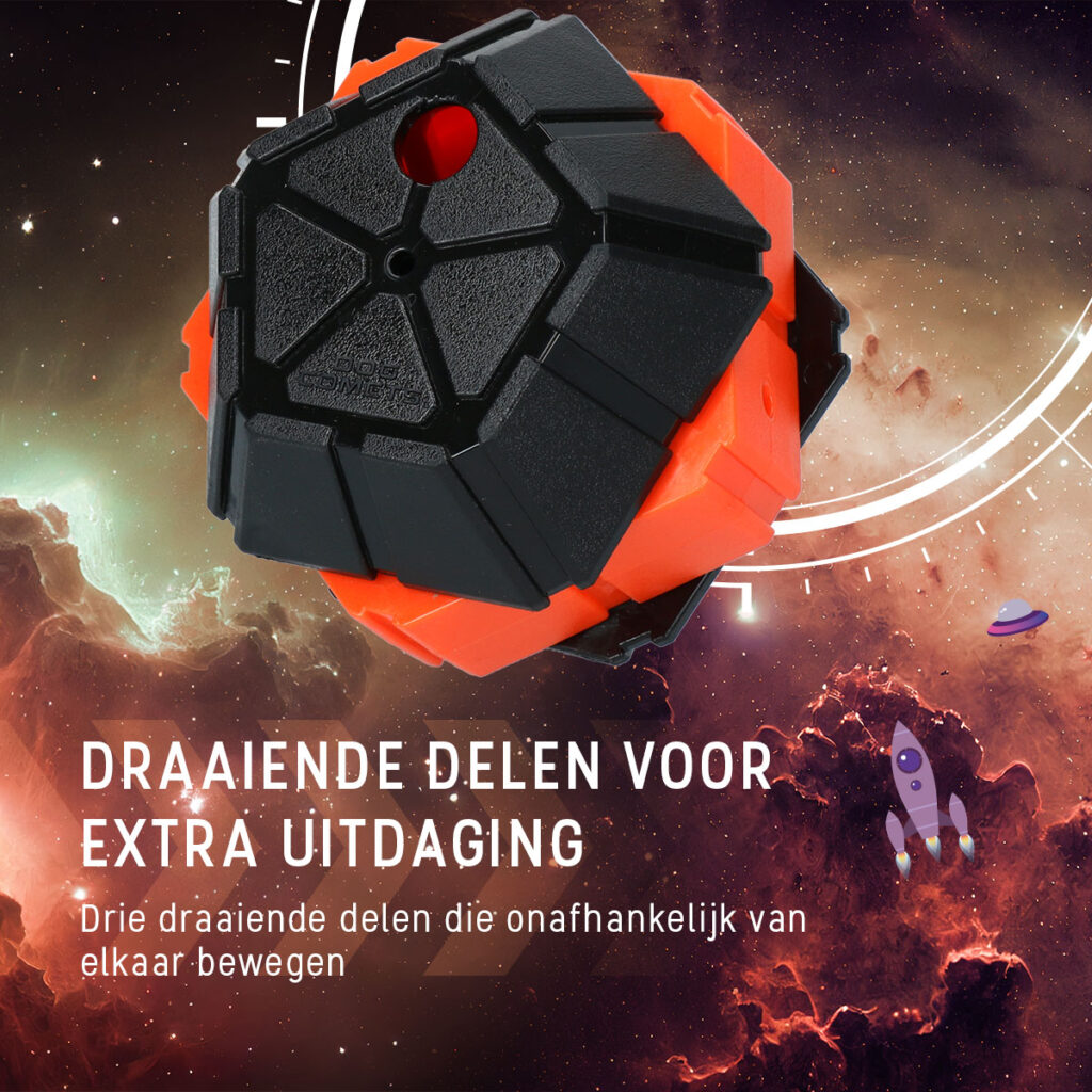 Dog Comets Treat Puzzle Oranje - Puzzelbal voor Honden - afbeelding 6