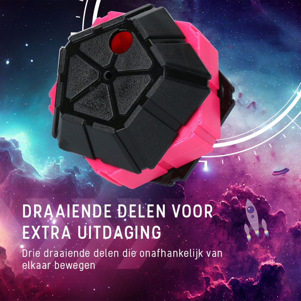 Dog Comets Treat Puzzle Roze - Puzzelbal voor Honden - afbeelding 6