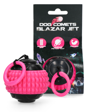Dog Comets Blazar Jet Roze - Multifunctionele Speelbal van Duurzaam Kunststof