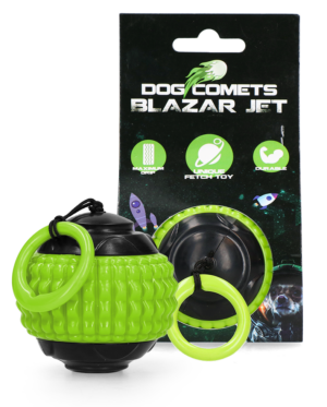 Dog Comets Blazar Jet Groen - Multifunctionele Speelbal van Duurzaam Kunststof