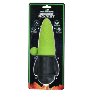 Dog Comets Bobber Rocket Groen - Lichtgewicht Apporteerspeeltje