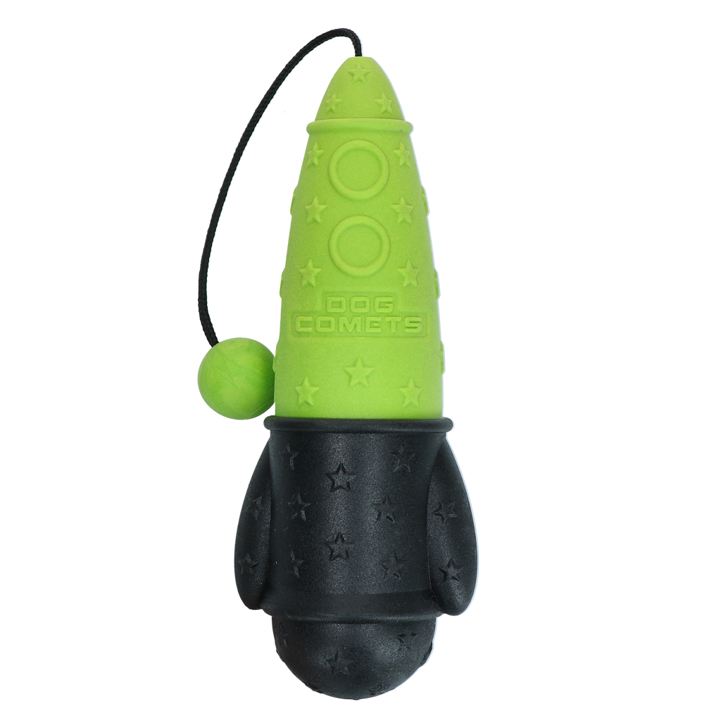 Dog Comets Bobber Rocket Groen - Lichtgewicht Apporteerspeeltje - afbeelding 2