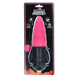 Dog Comets Bobber Rocket Roze - Lichtgewicht Apporteerspeeltje