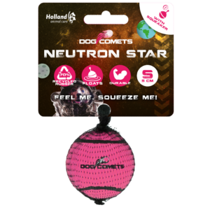 Dog Comets Tennisbal Met Pieper Neutron Star S Roze - Ø 5 cm