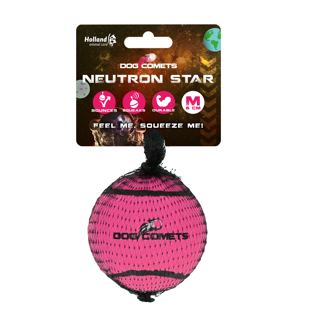 Dog Comets Tennisbal Met Pieper Neutron Star M Roze - afbeelding 1