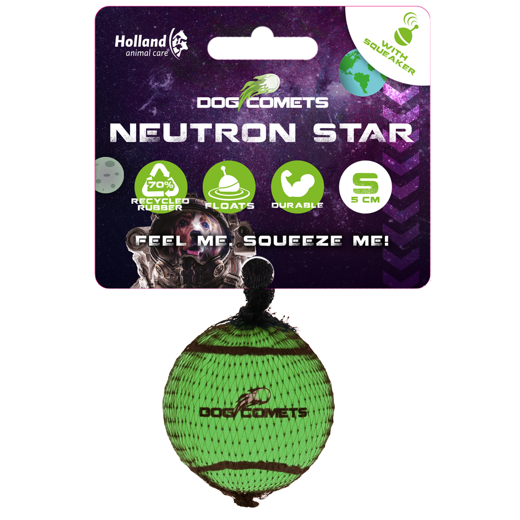 Dog Comets Tennisbal Met Pieper Neutron Star S Groen - afbeelding 1