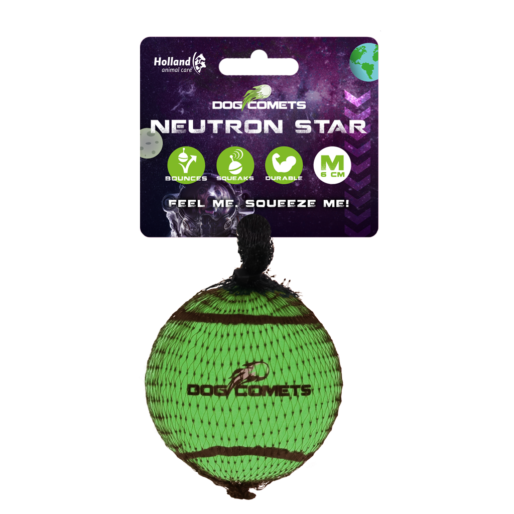Dog Comets Tennisbal Met Pieper Neutron Star M Groen - afbeelding 1
