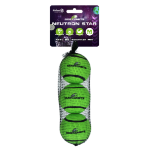 Dog Comets Tennisbal Met Pieper Neutron Star M Groen (3-pack)