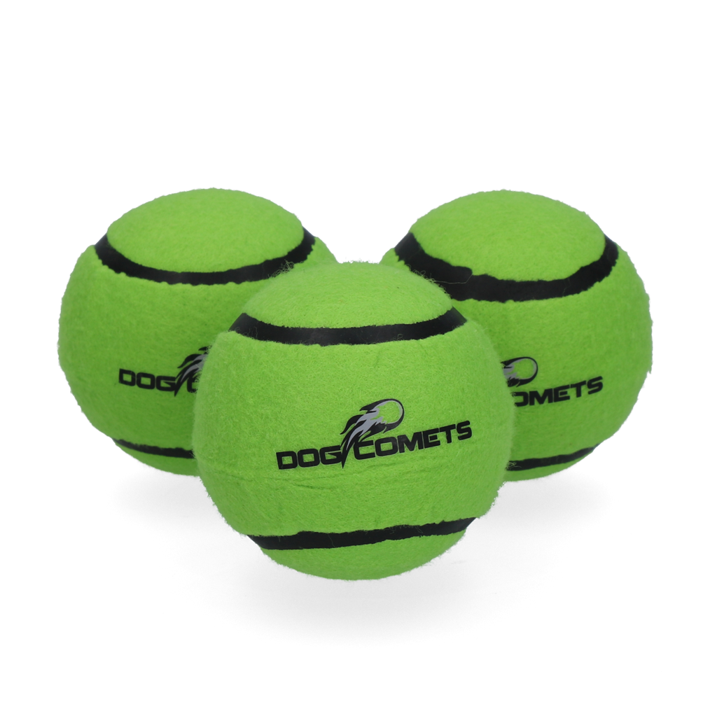 Dog Comets Tennisbal Met Pieper Neutron Star M Groen (3-pack) - afbeelding 3