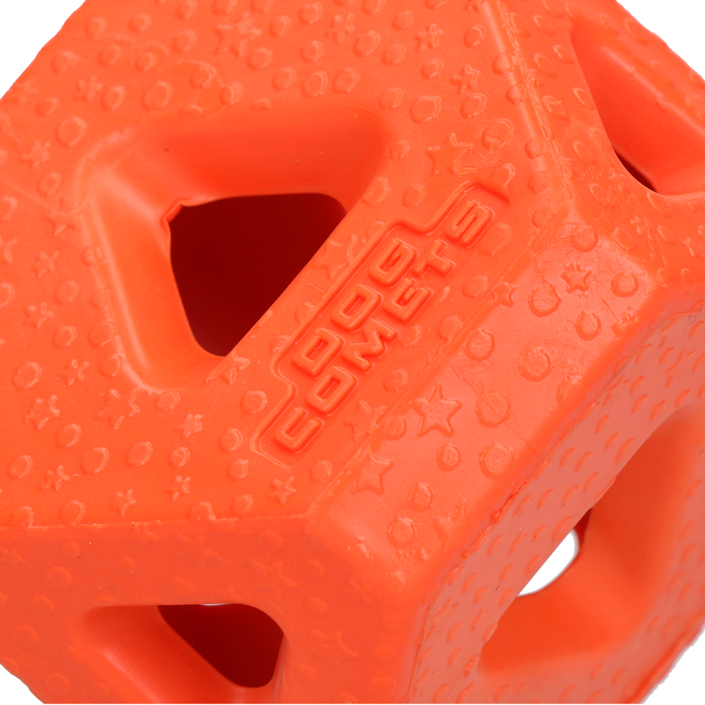 Dog Comets Treat Lock Cube Oranje - Duurzame traktatiekubus voor honden - afbeelding 2