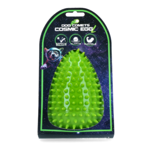 Dog Comets Cosmic Egg Groen L - Duurzaam Apporteerspeeltje voor Honden
