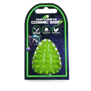 Dog Comets Cosmic Egg Groen S - Duurzaam Apporteerspeeltje voor Honden