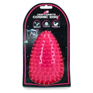 Dog Comets Cosmic Egg Roze L - Duurzaam Apporteerspeeltje voor Honden