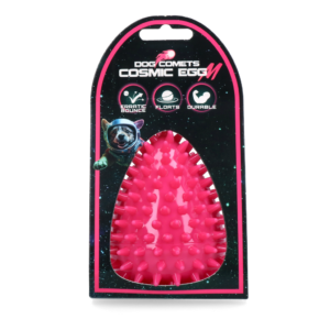 Dog Comets Cosmic Egg Roze M - Duurzaam Apporteerspeeltje voor Honden