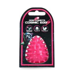 Dog Comets Cosmic Egg Roze S - Duurzaam Apporteerspeeltje voor Honden